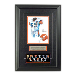 1994 Denver Broncos throwback uniform painting