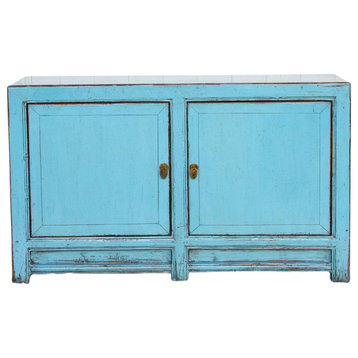 Baby Blue Asian Chic Cabinet