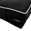|COVER ONLY| Outdoor Contrast Trim 8" Twin Daybed Fitted Sheet Slipcover AD109