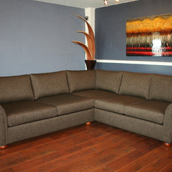 Sectional Sofa Brown - Sofas