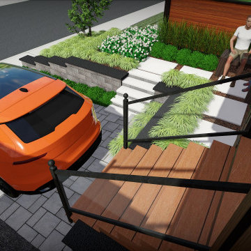 Lawrence Park South Front Yard Parking Pad