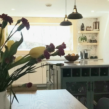Rural Commercial Space Becomes Residential - Kitchen