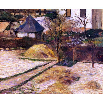 Paul Gauguin Garden View Rouen, 20"x25" Wall Decal Print
