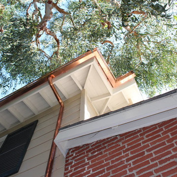 Seamless Copper Rain Gutters in Los Angeles