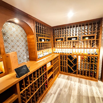 Rustic Design of Home Wine Cellars in San Diego