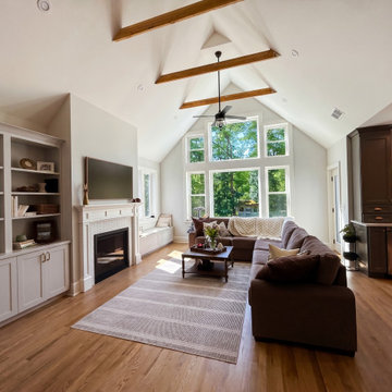 Fireplace Built-Ins | Two-Level Addition Allendale NJ
