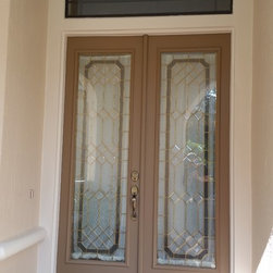 Exterior painting, Highland Glen 2013. - Front Doors