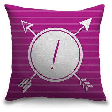 "Exclamation Point - Arrows" Pillow 20"x20"
