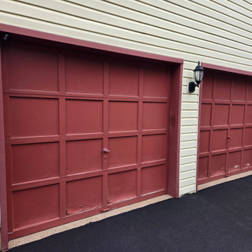 (2) New garage doors & openers