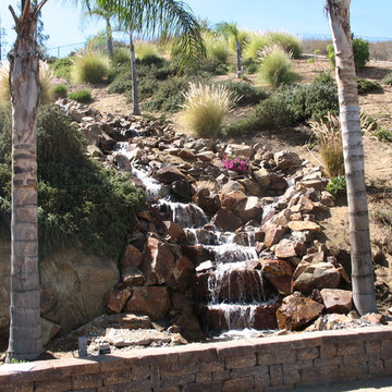 Riverside Waterfall 80 ft long