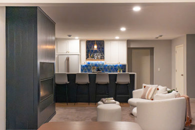 Transitional dining room photo in Minneapolis