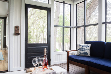 Example of a classic sunroom design in Other
