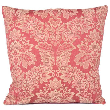 Royal Blush Petite 90/10 Duck Insert Pillow With Cover, 18x18