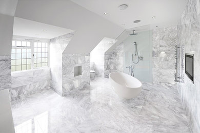 Bathroom - transitional bathroom idea in Philadelphia