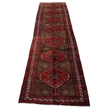 Consigned, Persian Rug, 4'x15', Handmade Wool Ardebil