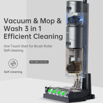DreameTech DreameBot H11 Max Wet and Dry Vacuum - Black