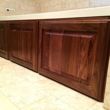 Walnut tub skirt