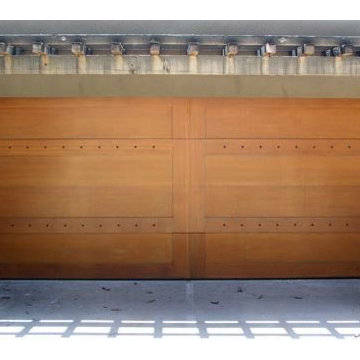 Wood Contemporary Garage Doors