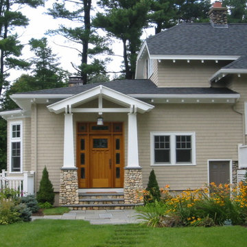 Craftsman Style Addition - Exterior Entry Detail