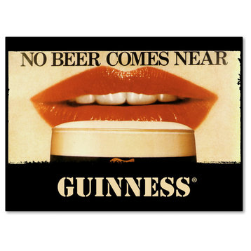 Guinness Brewery 'No Beer Comes Near' Canvas Art, 35"x47"