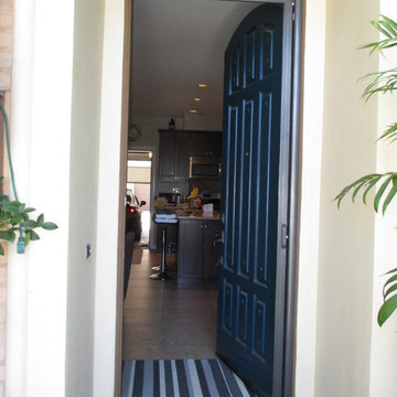 Arched Single Front Door StowAway Retractable Screen
