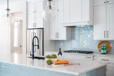 Inspiration for a coastal kitchen remodel in Miami