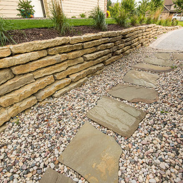 Dry Stack Terraced Wall