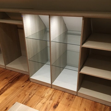 Attic Turned Walk-In