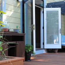 french doors to deck