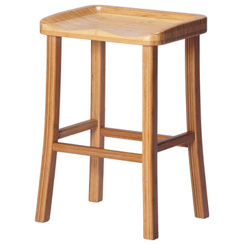 Tulip 26" Counter Height Stool, Set of 2, Caramelized