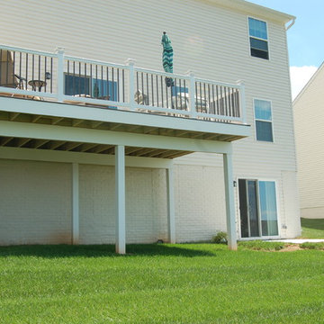 Seven Valleys, PA - New Deck and Cement Patio
