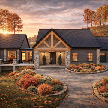 Custom Home Exterior Visualization