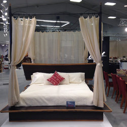 King sized Wenge 4 Poster bed - Canopy Beds