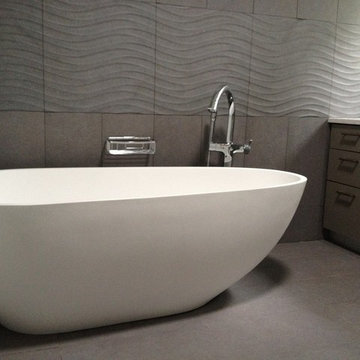 ADM Bathroom Oval Freestanding Bathtub, White, 72.8" - SW-105L (73 x 33)
