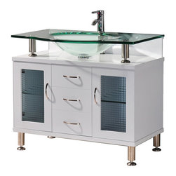 White bathroom vanities and sink. Cologne collection 40" vanity - Bathroom Vanities And Sink Consoles
