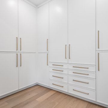 Sherwood Park Custom Home - Rift Cut White Oak with Natural Lacquer