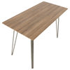 Lumisource Sedona Counter Table, Brown Wood