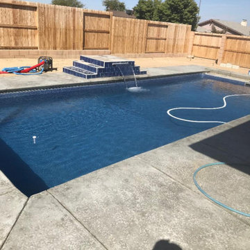 Fiberglass new pools, epoxy coating pool & pool deck remodel