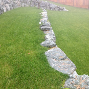 Rough Stacked Retaining Wall