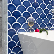 Navy Bathroom