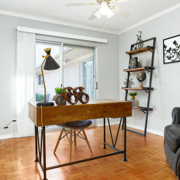 Creating an updated look in an outdated home