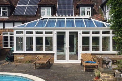 Inspiration for a modern conservatory in Surrey.