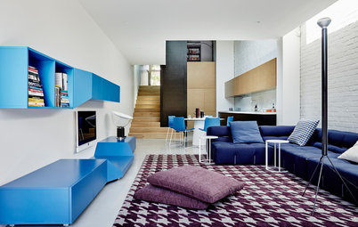 Room of the Week: An Open-Plan Space That's a Vision in Blue