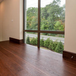 Bright Space & Distressed Floors - Hardwood Flooring