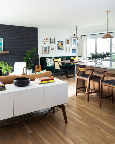 Midcentury Living Room by Jefferson Street Designs