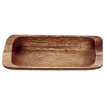 Acacia Wood Appetizer Serving Tray, 9"x4"x1"