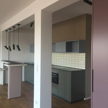 Blick zum Küchenbereich