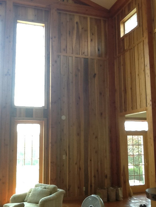 What to do with wood walls