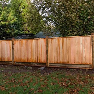 Cedar Fencing Installation