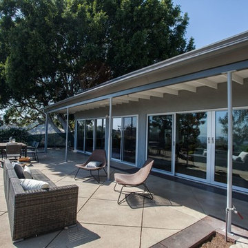 Outdoor Patio in Hollywood Hills with View